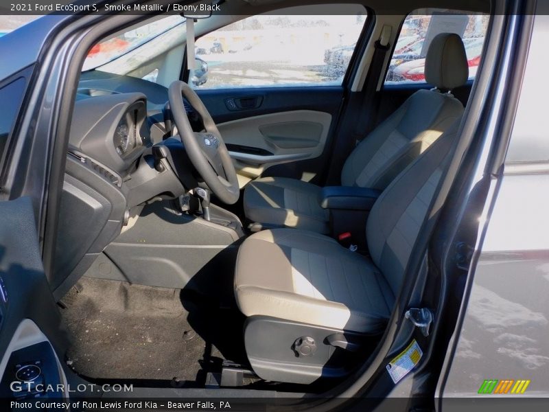 Smoke Metallic / Ebony Black 2021 Ford EcoSport S