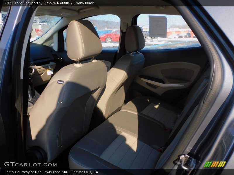 Smoke Metallic / Ebony Black 2021 Ford EcoSport S