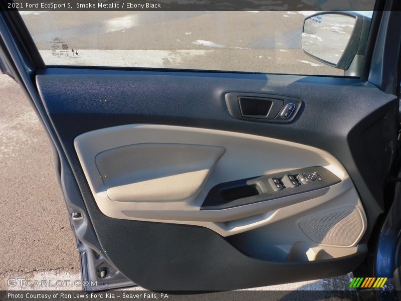 Smoke Metallic / Ebony Black 2021 Ford EcoSport S