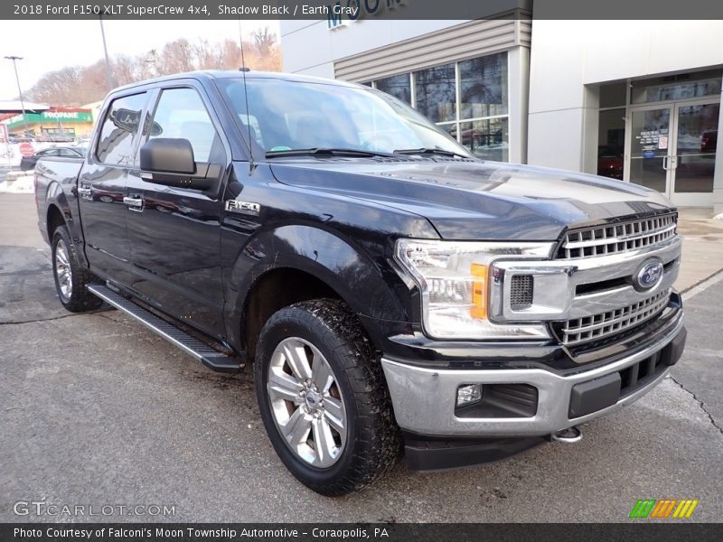 Shadow Black / Earth Gray 2018 Ford F150 XLT SuperCrew 4x4