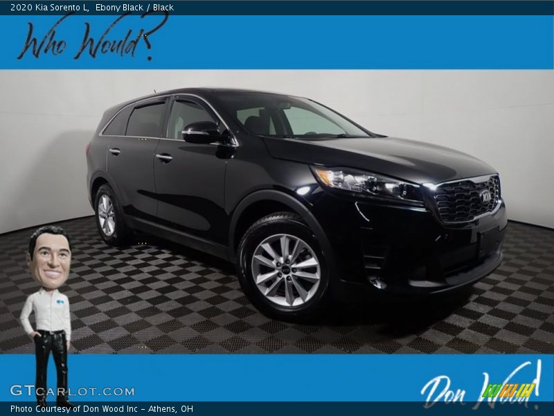 Ebony Black / Black 2020 Kia Sorento L
