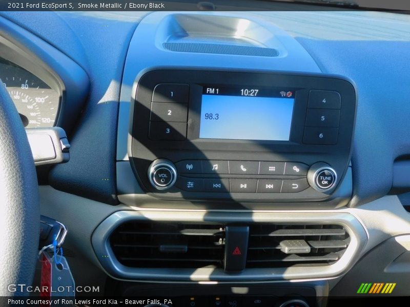 Smoke Metallic / Ebony Black 2021 Ford EcoSport S