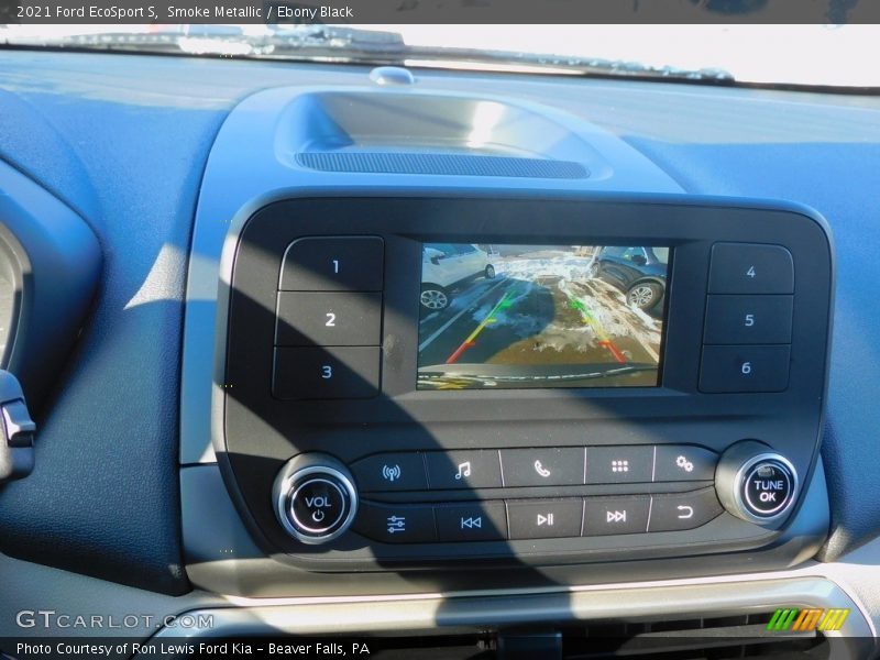 Smoke Metallic / Ebony Black 2021 Ford EcoSport S