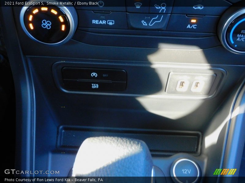Smoke Metallic / Ebony Black 2021 Ford EcoSport S
