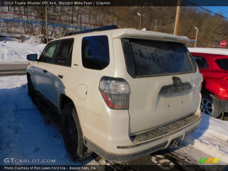 Blizzard White Pearl / Graphite 2019 Toyota 4Runner SR5 4x4