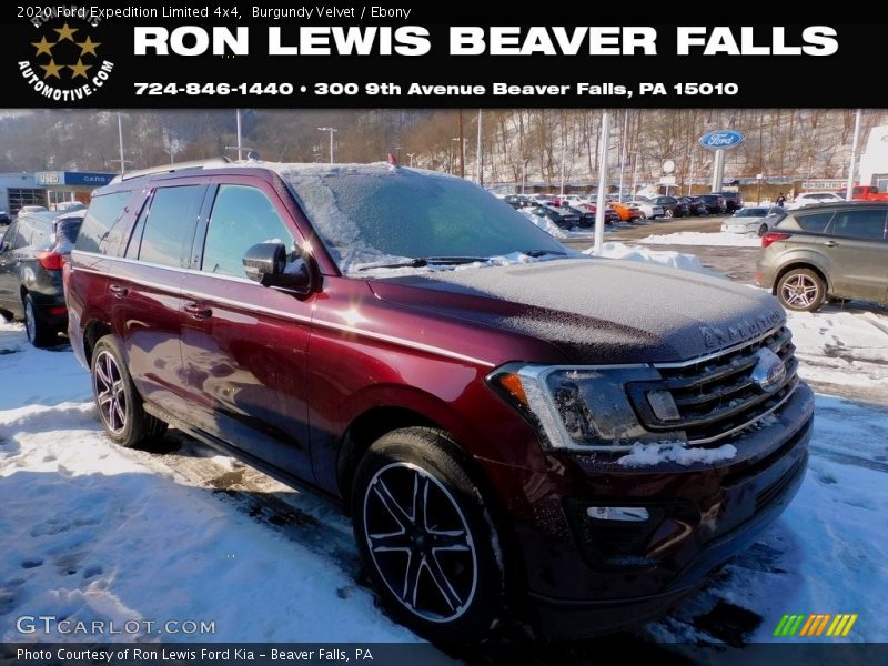 Burgundy Velvet / Ebony 2020 Ford Expedition Limited 4x4