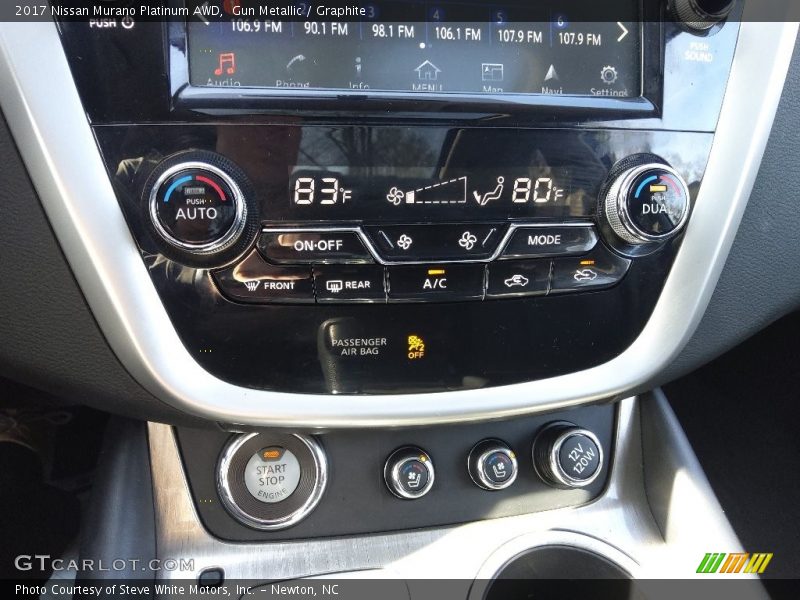Gun Metallic / Graphite 2017 Nissan Murano Platinum AWD