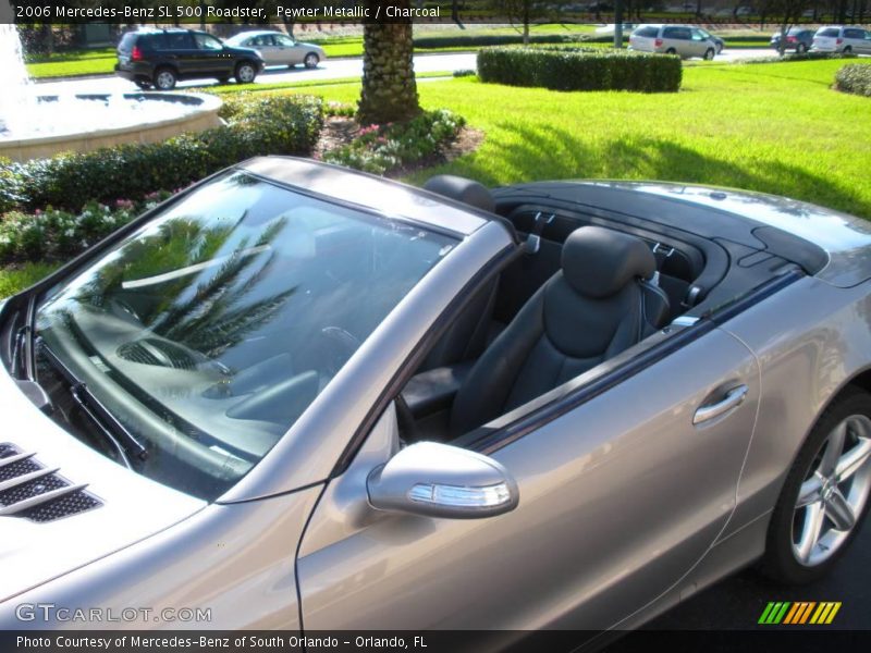 Pewter Metallic / Charcoal 2006 Mercedes-Benz SL 500 Roadster