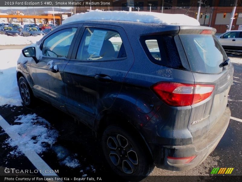 Smoke Metallic / Medium Stone 2019 Ford EcoSport S 4WD