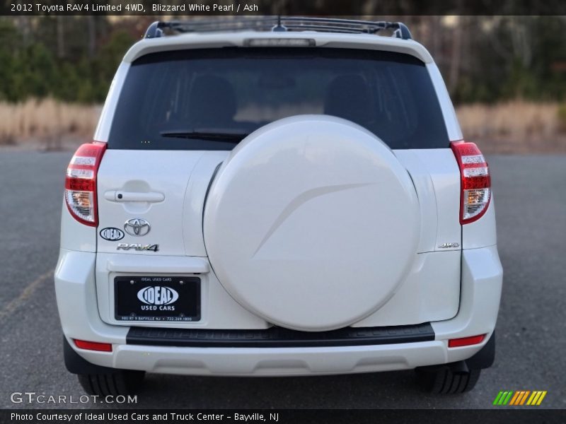 Blizzard White Pearl / Ash 2012 Toyota RAV4 Limited 4WD