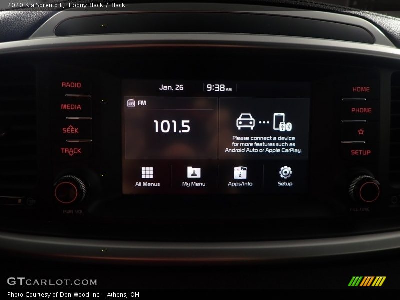 Ebony Black / Black 2020 Kia Sorento L