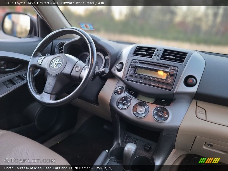 Blizzard White Pearl / Ash 2012 Toyota RAV4 Limited 4WD