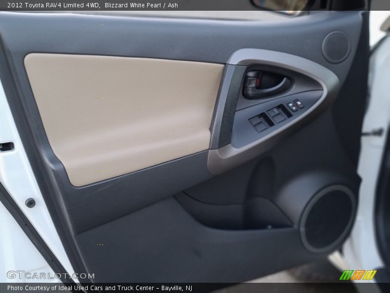 Blizzard White Pearl / Ash 2012 Toyota RAV4 Limited 4WD