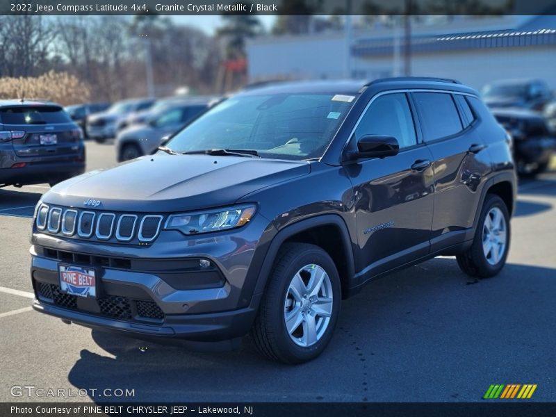 Granite Crystal Metallic / Black 2022 Jeep Compass Latitude 4x4