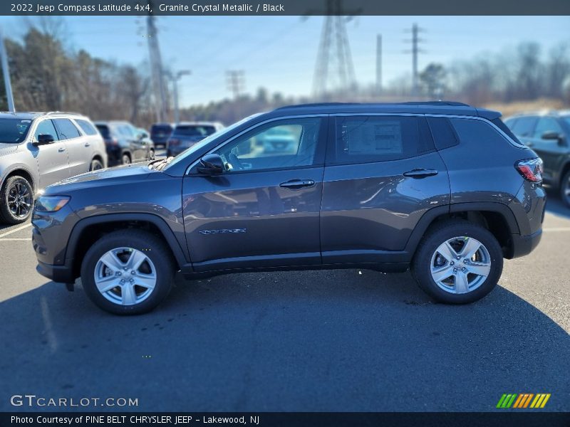 Granite Crystal Metallic / Black 2022 Jeep Compass Latitude 4x4