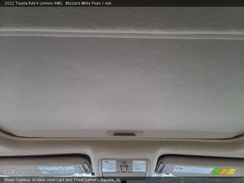 Blizzard White Pearl / Ash 2012 Toyota RAV4 Limited 4WD