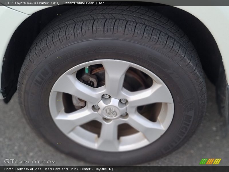 Blizzard White Pearl / Ash 2012 Toyota RAV4 Limited 4WD