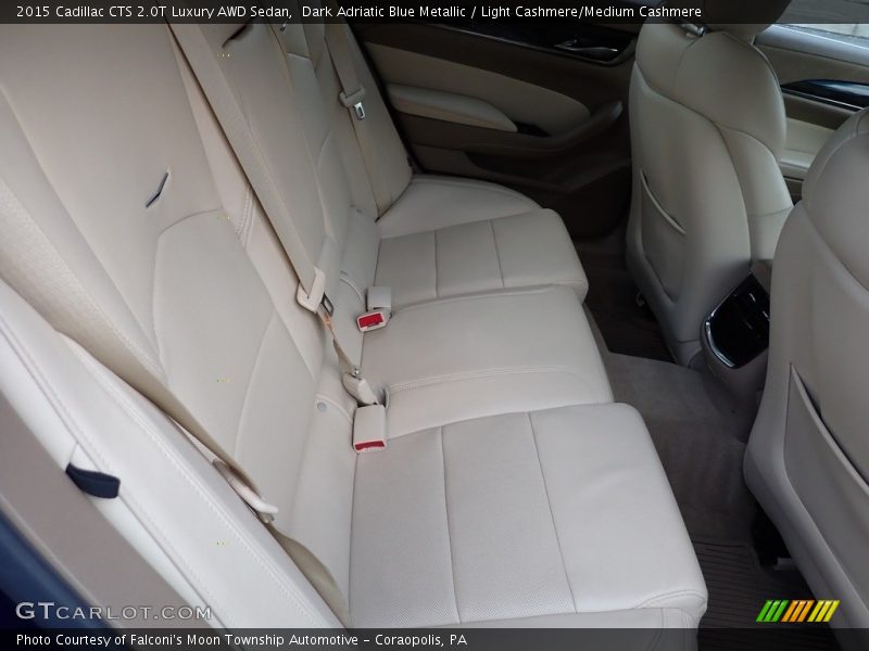 Dark Adriatic Blue Metallic / Light Cashmere/Medium Cashmere 2015 Cadillac CTS 2.0T Luxury AWD Sedan