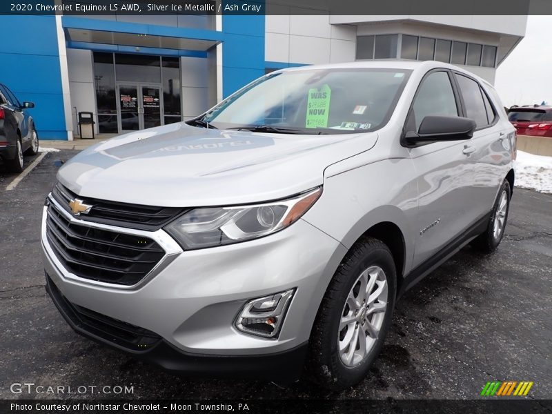 Silver Ice Metallic / Ash Gray 2020 Chevrolet Equinox LS AWD