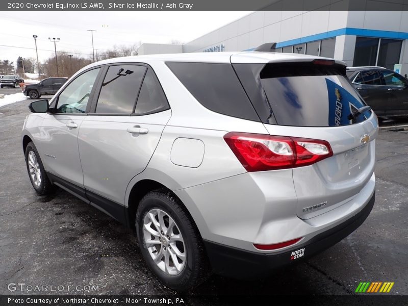 Silver Ice Metallic / Ash Gray 2020 Chevrolet Equinox LS AWD