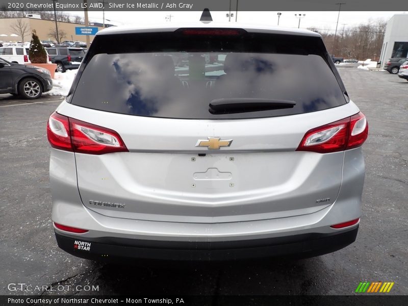 Silver Ice Metallic / Ash Gray 2020 Chevrolet Equinox LS AWD