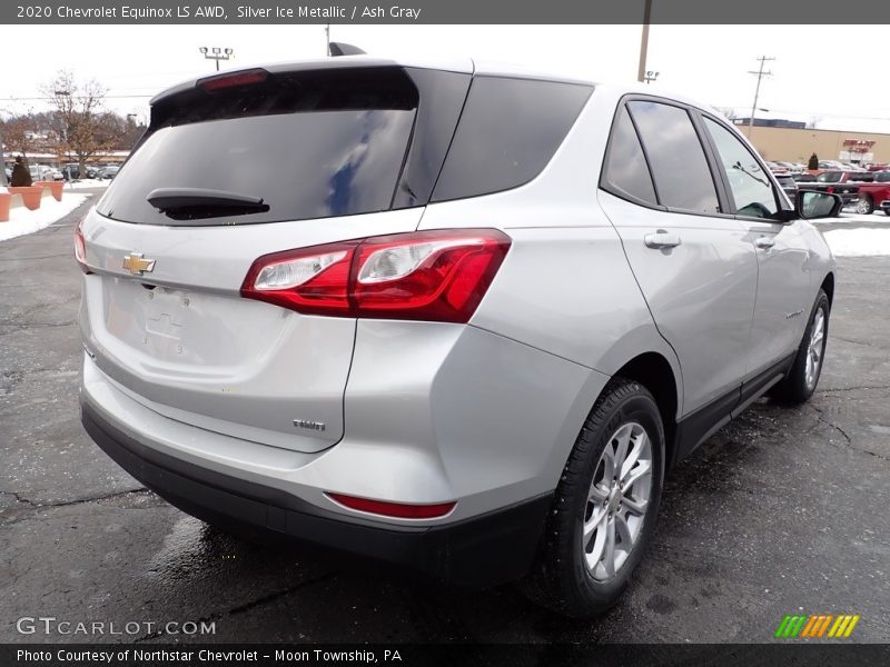 Silver Ice Metallic / Ash Gray 2020 Chevrolet Equinox LS AWD