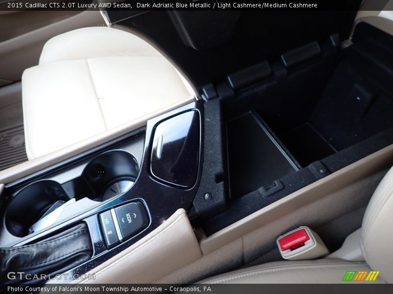 Dark Adriatic Blue Metallic / Light Cashmere/Medium Cashmere 2015 Cadillac CTS 2.0T Luxury AWD Sedan