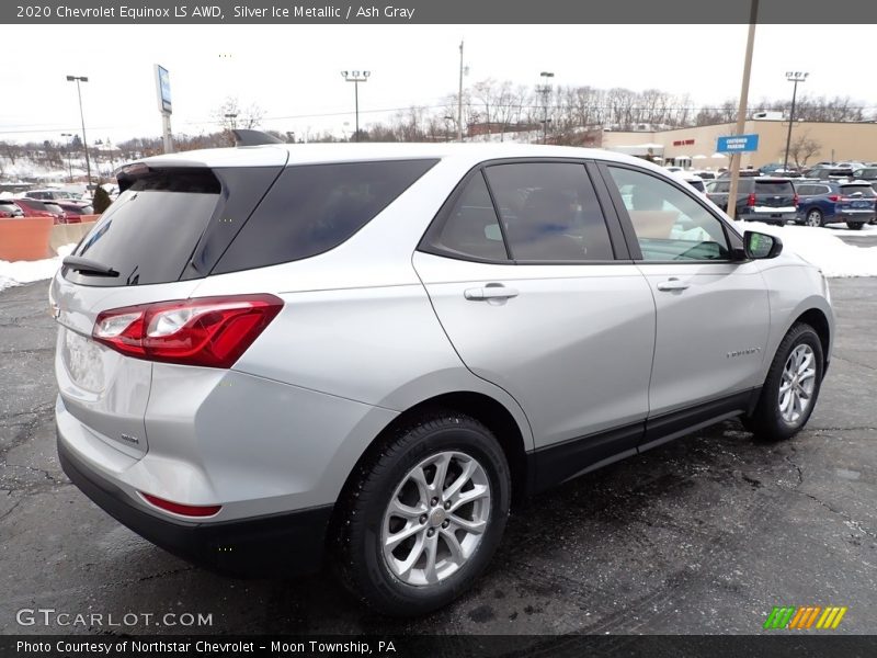 Silver Ice Metallic / Ash Gray 2020 Chevrolet Equinox LS AWD