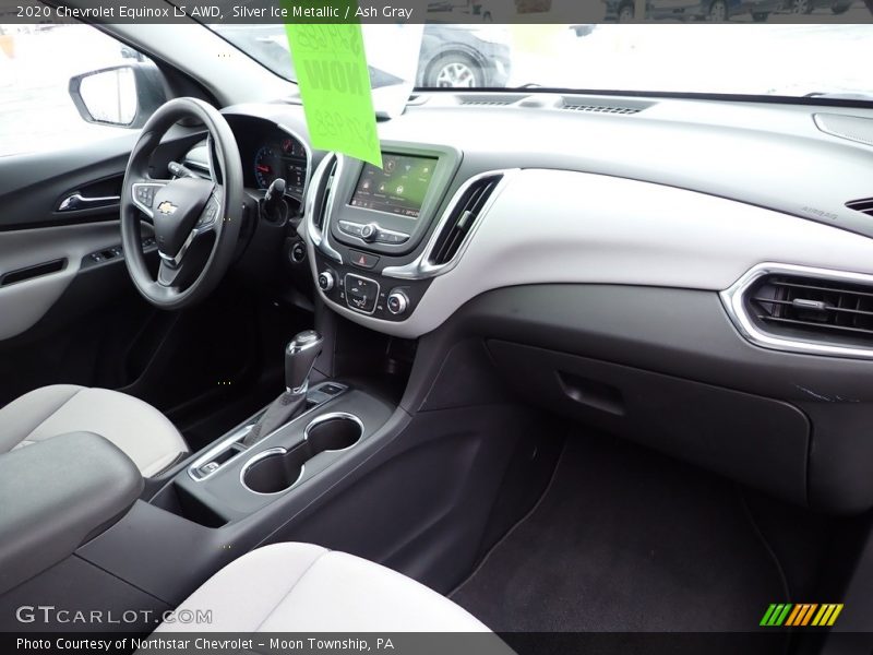 Silver Ice Metallic / Ash Gray 2020 Chevrolet Equinox LS AWD
