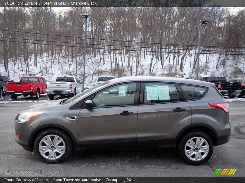 Sterling Gray / Charcoal Black 2014 Ford Escape S