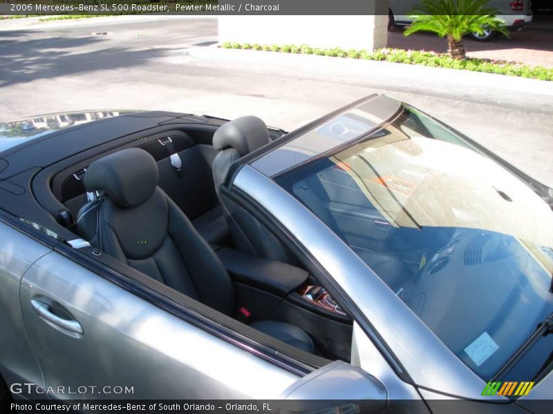 Pewter Metallic / Charcoal 2006 Mercedes-Benz SL 500 Roadster
