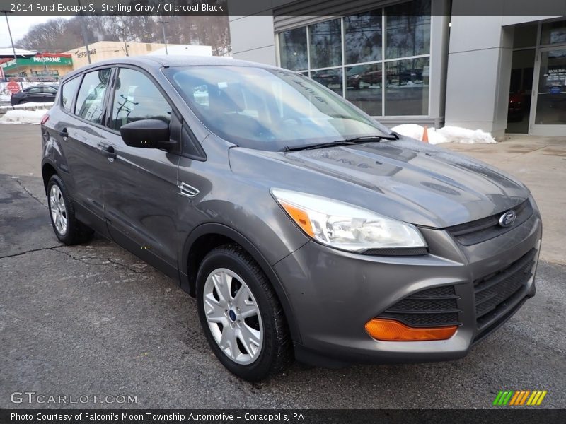 Sterling Gray / Charcoal Black 2014 Ford Escape S
