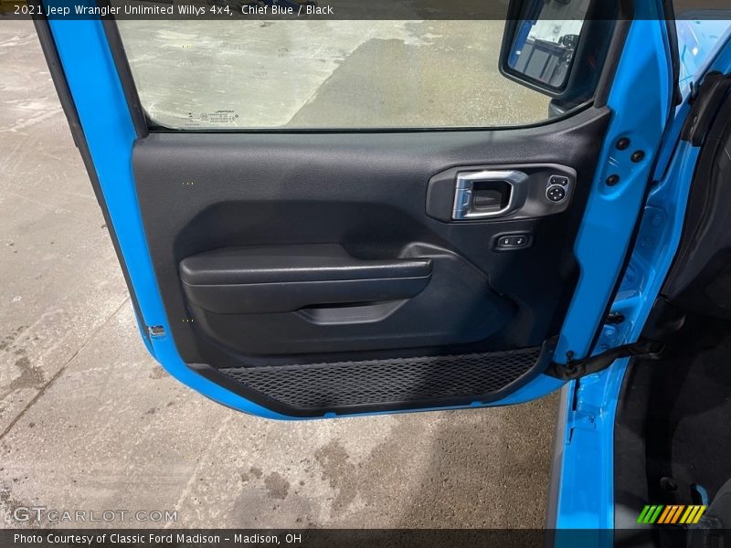 Chief Blue / Black 2021 Jeep Wrangler Unlimited Willys 4x4