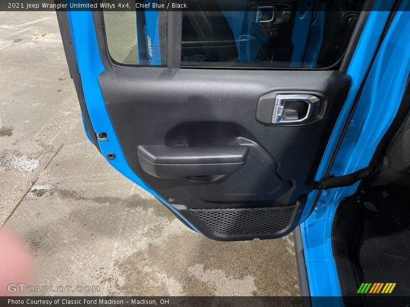 Chief Blue / Black 2021 Jeep Wrangler Unlimited Willys 4x4