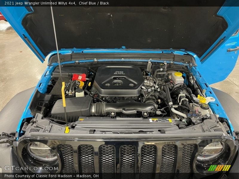  2021 Wrangler Unlimited Willys 4x4 Engine - 2.0 Liter Turbocharged DOHC 16-Valve VVT 4 Cylinder