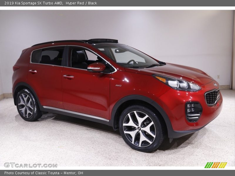 Front 3/4 View of 2019 Sportage SX Turbo AWD