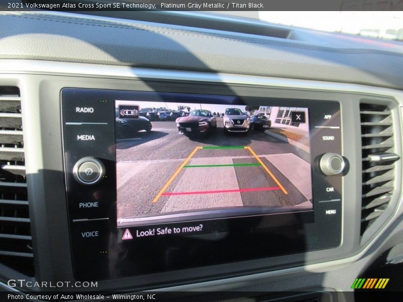 Platinum Gray Metallic / Titan Black 2021 Volkswagen Atlas Cross Sport SE Technology