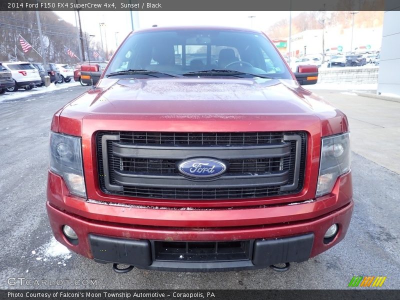 Sunset / Black 2014 Ford F150 FX4 SuperCrew 4x4