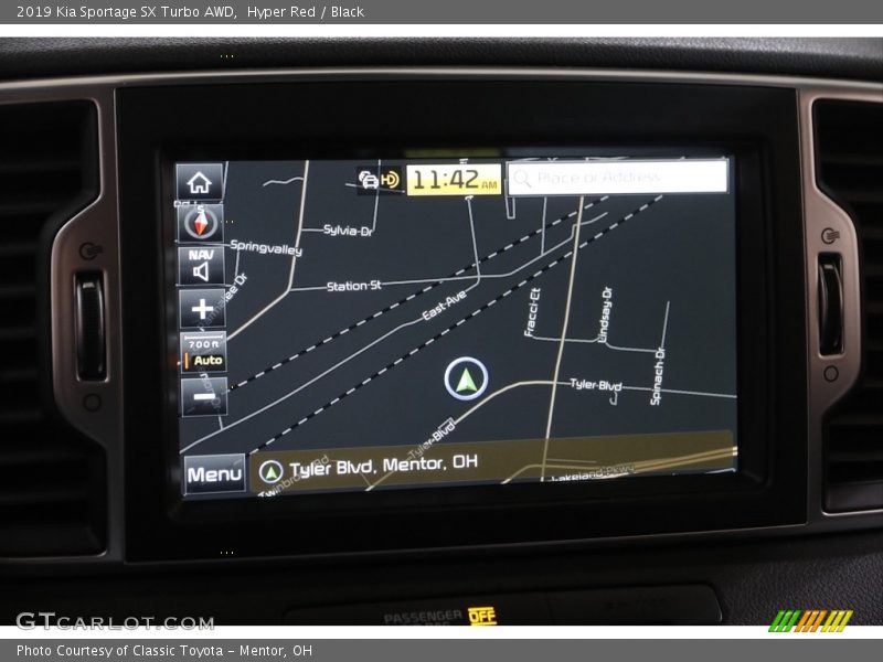 Navigation of 2019 Sportage SX Turbo AWD