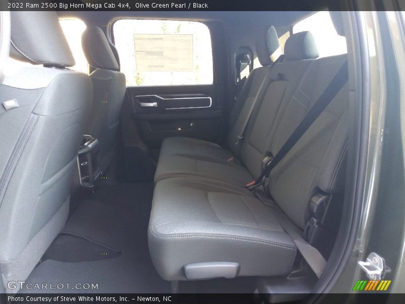 Rear Seat of 2022 2500 Big Horn Mega Cab 4x4