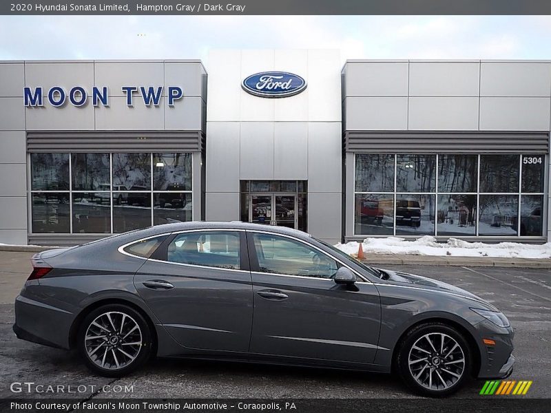 Hampton Gray / Dark Gray 2020 Hyundai Sonata Limited