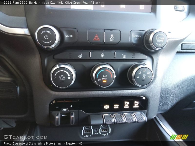 Controls of 2022 2500 Big Horn Mega Cab 4x4