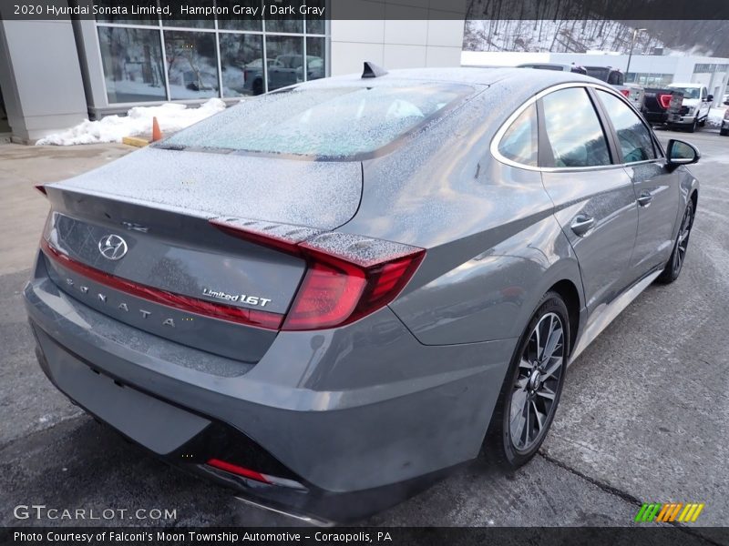 Hampton Gray / Dark Gray 2020 Hyundai Sonata Limited