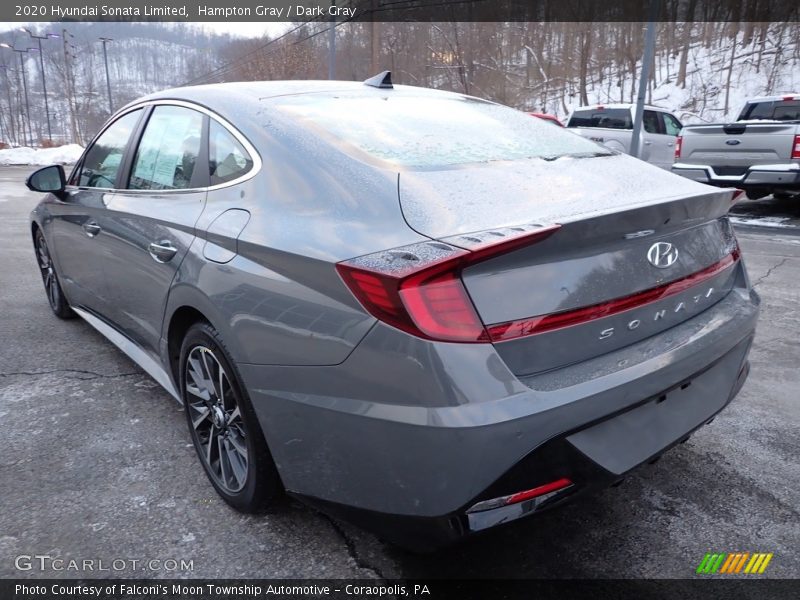 Hampton Gray / Dark Gray 2020 Hyundai Sonata Limited