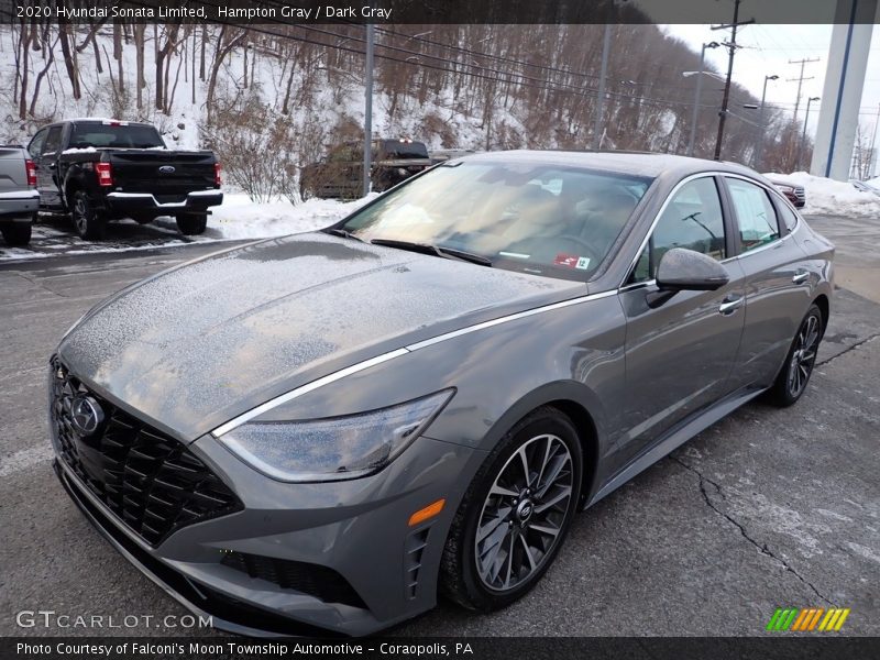 Hampton Gray / Dark Gray 2020 Hyundai Sonata Limited