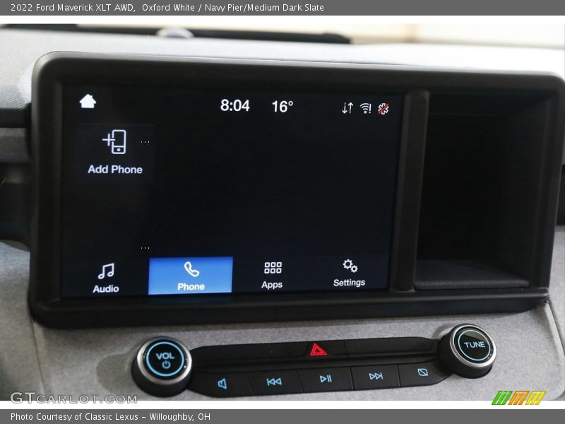 Controls of 2022 Maverick XLT AWD