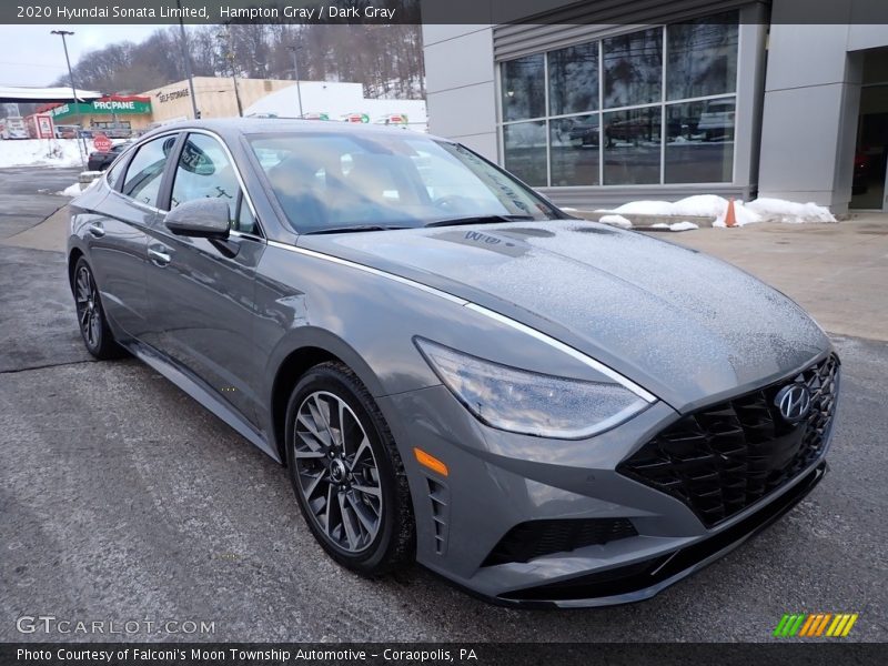 Hampton Gray / Dark Gray 2020 Hyundai Sonata Limited
