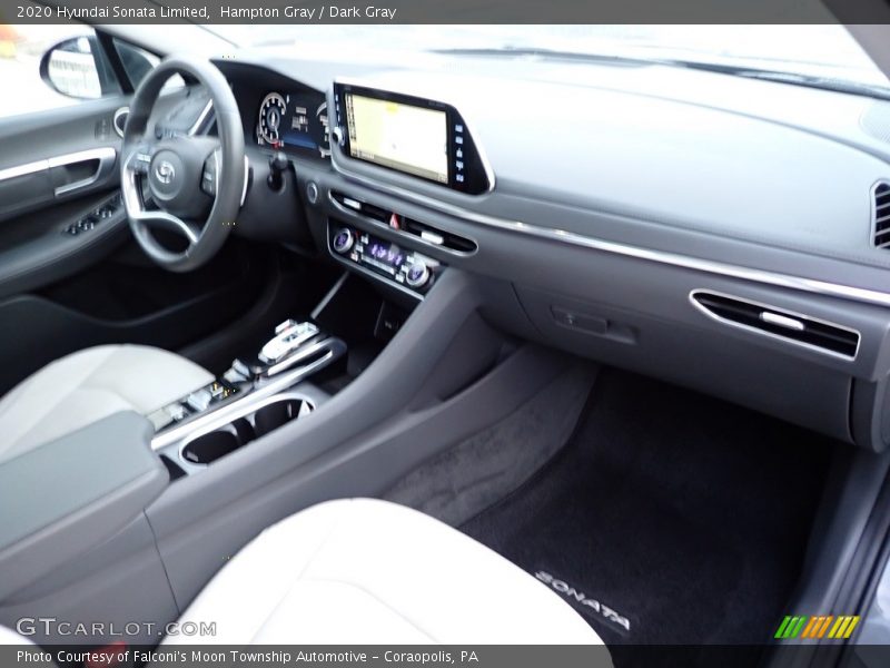 Hampton Gray / Dark Gray 2020 Hyundai Sonata Limited