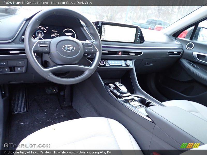 Hampton Gray / Dark Gray 2020 Hyundai Sonata Limited