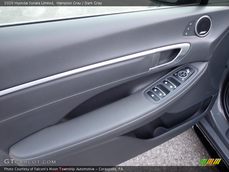 Hampton Gray / Dark Gray 2020 Hyundai Sonata Limited